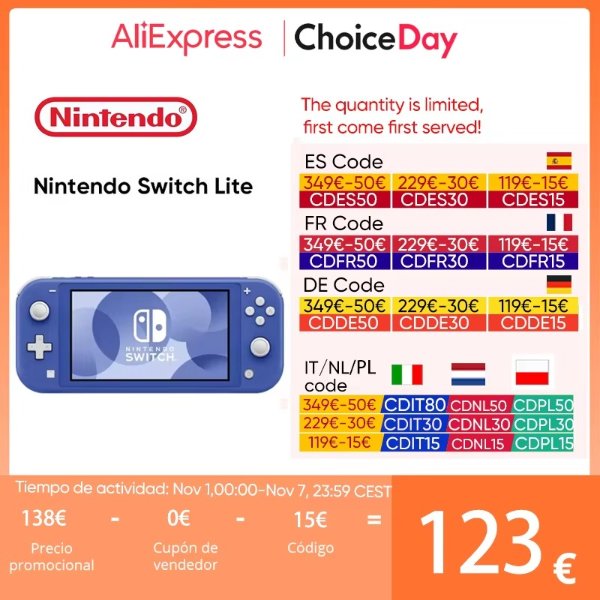 Consolas Nintendo Switch Lite - 32GB 游戏机