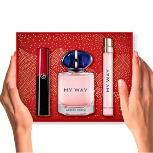 11.11狂欢价：阿玛尼套盒甩卖 封面My Way三件套卡线拿礼€112！