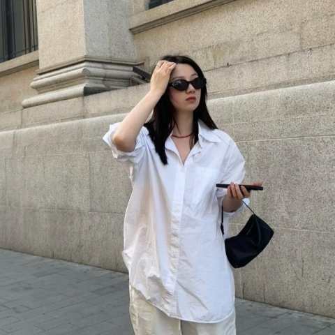 COS图片来自@橘子经典廓形衬衣 