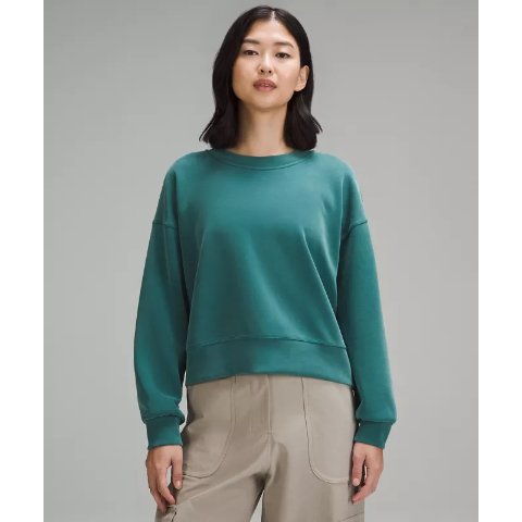 Lululemon显白绿色Softstreme 卫衣