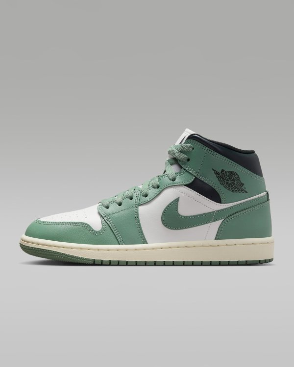 Air Jordan 1 Mid 鼠尾草绿