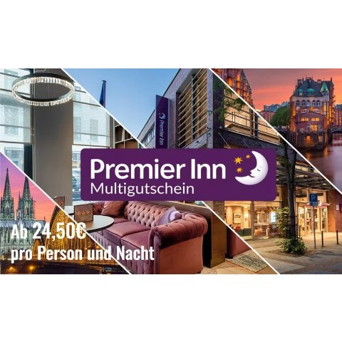 Premier Inn Hotels 酒店一晚