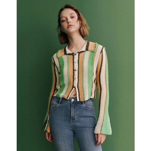 URban Revivo条纹针织衫