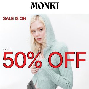 Monki 冬季大促 全场白菜价🥬狗狗T恤€10；保龄球腋下包€8