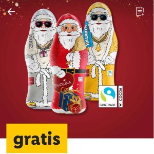 赶紧！🎁Lidl免费送一个"巧克力大哥”！社会我圣诞老人