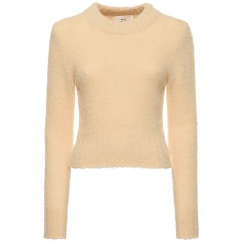 AMI 拉绒羊驼毛毛衣