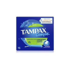 Tampax Super塑料导管棉条16支