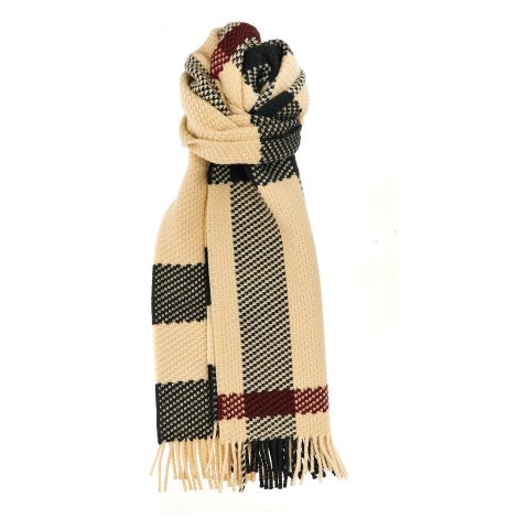 Burberry格子围巾