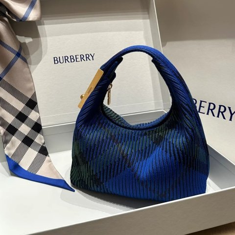 Burberry骑士蓝！@海口国际免税城-Burberry小号饭盒包