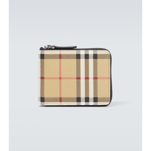 Burberry格纹钱包
