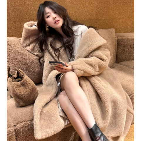 Max Mara米色绝美！罕见补货！@橙c的小宝贝泰迪经典大衣