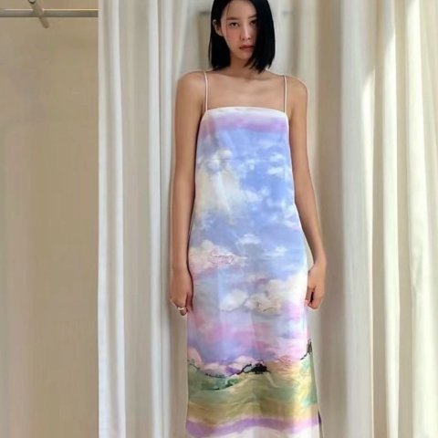 & Other Stories哇哦 就很特别印花裙