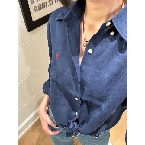 修身亚麻衬衫