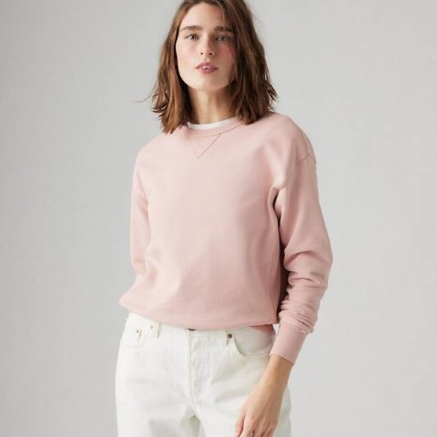 Levi s樱花粉卫衣