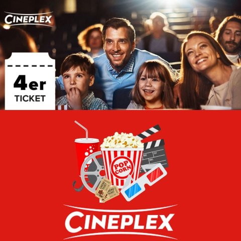 ️ 4 Cineplex 电影票