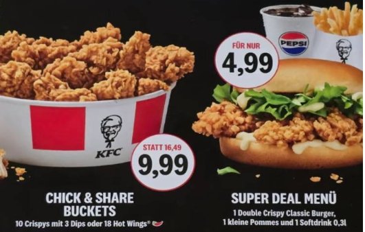 KFC 肯德基出息啦！🔥深夜福利！翅桶只要€9.99KFC 肯德基出息啦！🔥深夜福利！翅桶只要€9.99