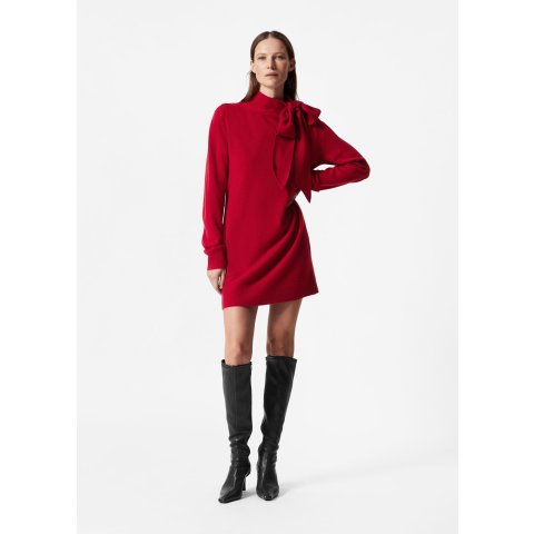 & Other Stories红色毛衣裙