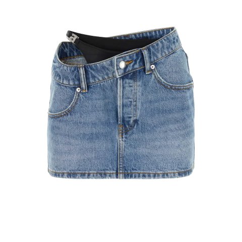 Alexander Wang绝辣杀手！！！挂腰牛仔短裙