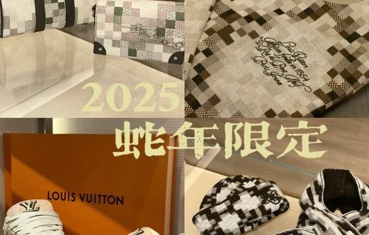 Louis Vuitton 2025蛇年限定已公开🐍高级感爆棚！Louis Vuitton 2025蛇年限定已公开🐍高级感爆棚！