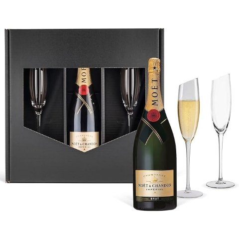 MOET & CHANDON含2个香槟杯礼盒装香槟 750ml