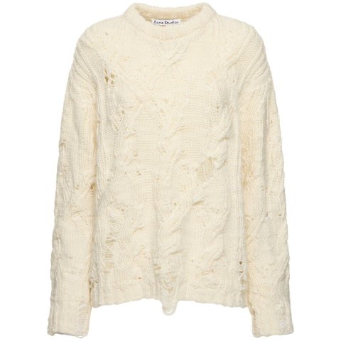 Acne Studios奶白色羊毛衫