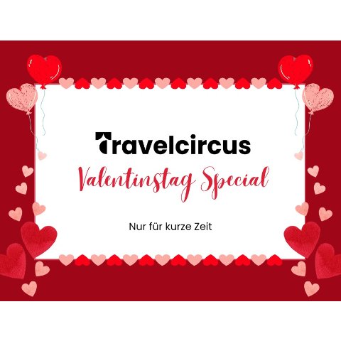 低至€44/人，不限时间！情人节带她去Happy🎁Travelcircus代金券🎫度假酒店、音乐剧等