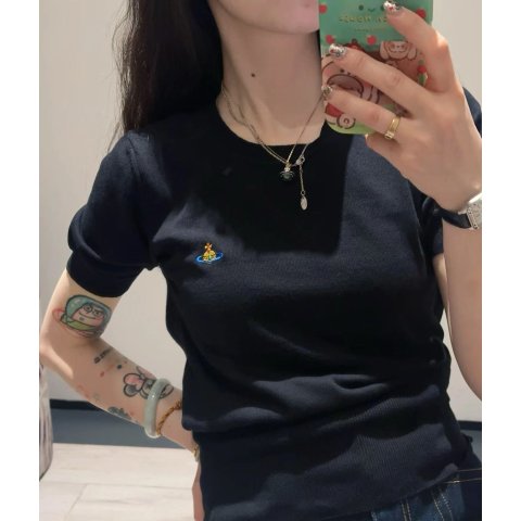 Vivienne Westwood这个价格买不亏啊短袖针织衫