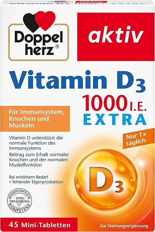 Vitamin D 1000 补充剂