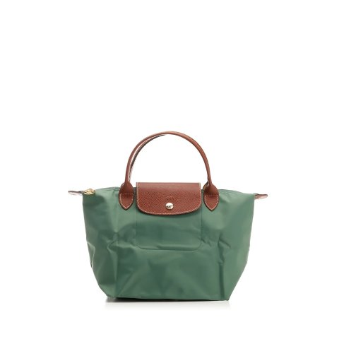 Longchamp森林绿饺子包
