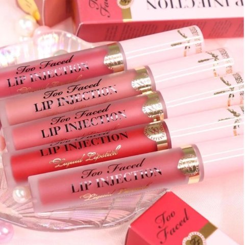 Too Faced芝士草莓色！热感丰唇配方！辣妹慕斯唇釉 