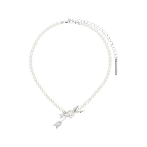SHUSHU/TONG YVMIN 联名 Double Arrow Pave Pearl 项链