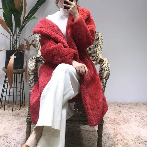 BlendMaxMara超绝平替@均旺（Dream.One）本尊环保皮草大衣