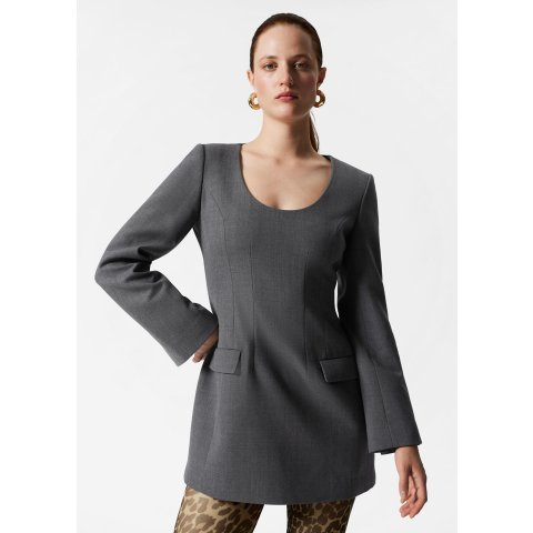 & Other StoriesMiu系灰西装裙