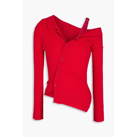 Jacquemus这个红色好正！！！红色针织衫