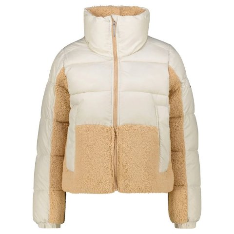 Columbia毛毛拼接！羽绒服