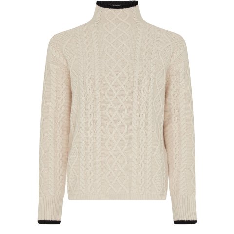 S Max Mara花纹毛衣