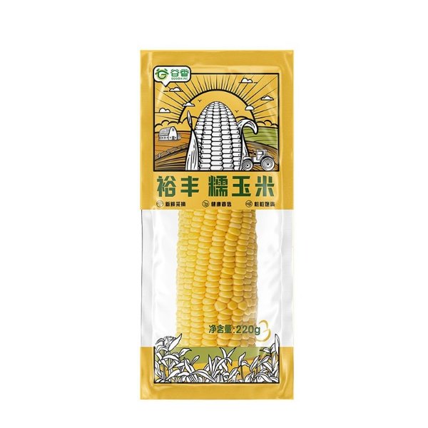 裕丰 糯玉米棒 黄色 220g