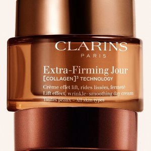 Clarins15折！官网110欧！这里50ml仅16.6欧！弹簧日霜 15ml