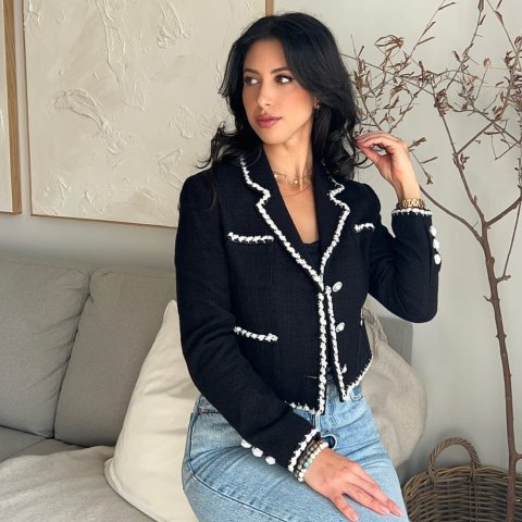 GOELIA小码都快抢完啦！小香风短外套