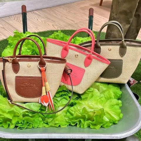 全8折 Epure卡包€50Longchamp 珑骧新款 草编托特、便当包、手机包、网兜包快冲