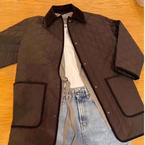 Toteme巴恩风走进日常通勤！格菱棉服