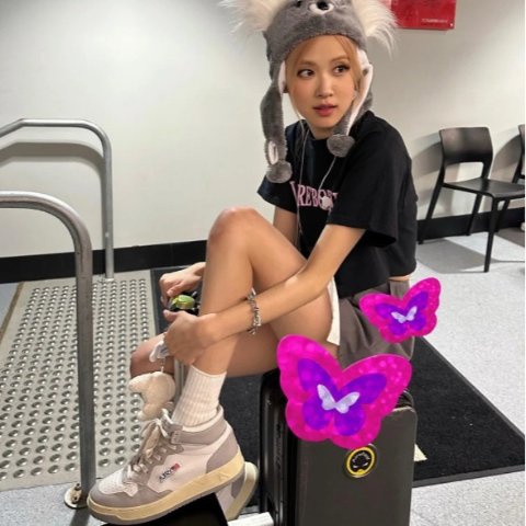 Rose 同款autry小白鞋