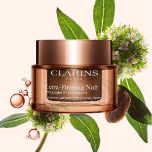 Clarins16折！官网110欧！这里50ml仅17.6欧！淡纹紧致嘭脸弹簧晚霜15ml