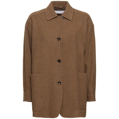 Max Mara码数齐全衬衫式夹克大衣