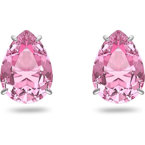 Swarovski粉水晶耳钉