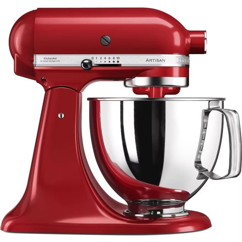 KitchenAid樱桃红厨师机 4,8L
