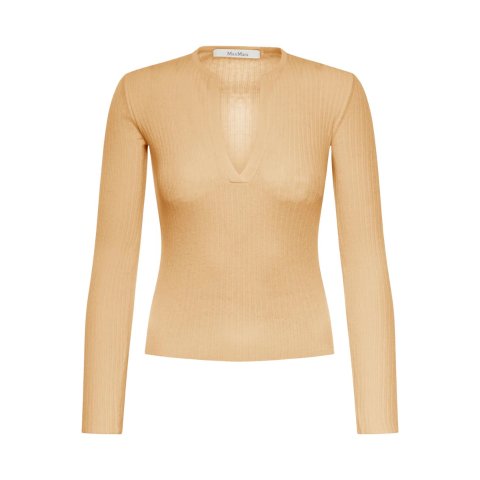 Max Mara羊绒丝质毛衣