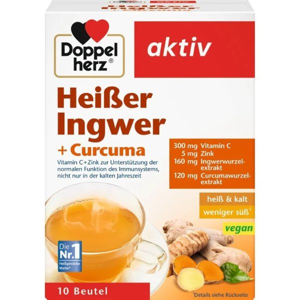 Doppelherz Heisser Ingwer + Curcuma姜黄冲饮