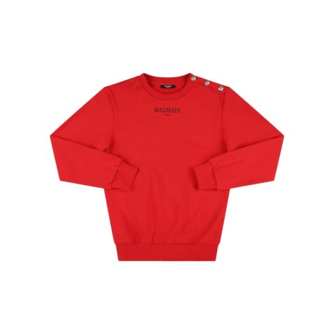 Balmain14Y有！164可穿大童logo卫衣