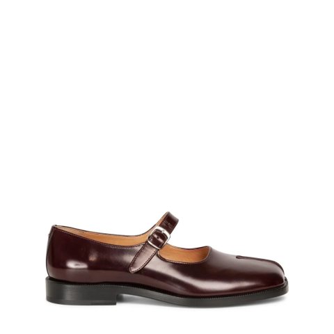 Maison Margiela皮革玛丽珍平底鞋